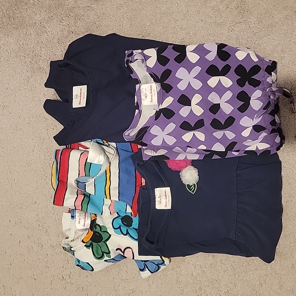 Girls Bundle Hanna Andersson Dresses 100cm/sz4